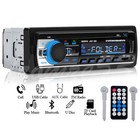 Bluetooth Car Stereo Audio In-dash Fm Aux Input Receiver Usb Sd Mp3 Radio Player
