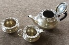Barker Ellis Or Barker Bros  Silver Plated 3-pc Set - Late 1800   s - Early 1900   s