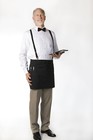 Premium Quality Restaurant Short Black Bistro Waiter Waitress Waist Apron  Usa