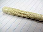 Antique Carved Sewing Needle Case Memory Of Weymouth Photographic Stanhope