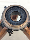Antique Dietzgen  Oak   Brass Survey Tripod 58  W  3 1 2 X 8  Threads