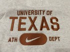 Nike University Of Texas Crewneck Club Fleece Polo  Fn7603-210 Men   s Size  Xl