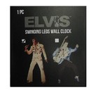 New Elvis Presley Swinging Legs Wall Clock Nib White Jumpsuit Home Decor Photo