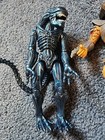 Lanard Toys 7  Blue Metallic Warrior Alien Action Figure Bull Alien Predator 
