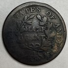 1804 Plain 4 No Stems - Draped Bust Half Cent - Exact Coin Imaged  hc13