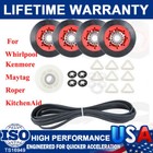 4392067 Dryer Repair Kit Belt Rollers   Idler For Whirlpool Kenmore Maytag Duet