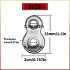 48 Pcs Figure 8 Fastener Steel table Top Fasteners - Heavy Duty Hardware Desk 