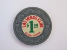 Vintage Las Vegas Club  1 Casino Chip - Casino Center   l  k  