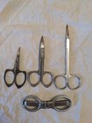 Small Scissors Lot  Germany  Japan  Italy For Sewing Or Nails