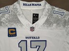 Josh Allen Buffalo Bills White Cold Front Rivalries Stitched Jersey Free Ship