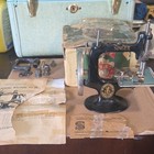 Antique 1920s Singer No  20 Toy Sewing Machine - Complete Set With Box  Manual