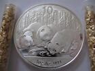 1- Oz pure 999 Silver 2013 Panda-china Baby s Coin Mint Condition-hard Case gold