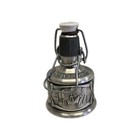 Vintage German Zinn Pewter 1 Bottle W 2 Landshut Cups  Orig Own Great Condition 