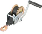800lbs Hand Winch Boat Trailer Winch Heavy Duty Hook W  26ft Polyester Strap New