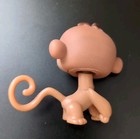 Littlest Pet Shop  lps   735 Rare European Singles Brown Monkey Green Eyes