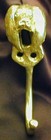 Saluki J Hook  Robe Hook  Coat Hook  Leash Hook Bronze