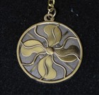 Keychain - Antique Fan - Vintage Fan - Emerson Ge Westinghouse - Brass Blades