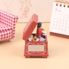 1 12 Dollhouse Miniature Toy Box Christmas Nutcracker Model Kid Pretend Play Toy