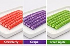Korean Sour Chewy Candy Sticks Variety Pack  9 Pack      Strawberry  Grape     