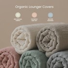 Snuggle Me Organic Cotton Muslin Newborn Baby Lounger Cover - Gumdrop
