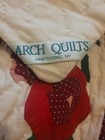 Vintage Arch Patchwork Quilt-80 X 82-full Size 100  Cotton Hand Stitched-stars