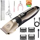 Pet Clippers Professional Heavy Duty Trimmer Thick Hair Dog Grooming Kit