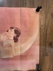 Original Vintage 1930   s Chinese Advertising Poster Girl On Moon
