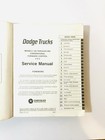 1977 Chrysler Dodge Trucks Models 100-800 Ase Service Manual