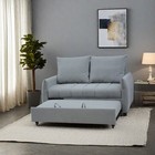 Modern Velvet Sofa 3in1 Convertible Folding Sleeper Sofa Bed For Small Spaces