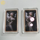 1 Pc Purple Copper Craft Fallen Angel s Tear Copper Bar Collection  Gift
