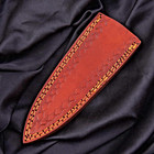 Custom Made Cow Leather Sheath Cover For Fixed Blade Knife Belt Clip 2752