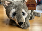 Dakin Lou Rankin Friends Raoul Timber Wolf Gray Plush  Vintage W  Tag