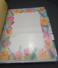 Vintage Scrapbook Paper Memory Binder Themed Pages Borders Baby School Travel