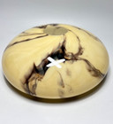 Vintage Art Deco Bohemian Loetz Glass Lamp Shade Light Lunar Moon Marble Slag