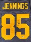 Greg Jennings Packers Signed Custom Replica Acme Throwback Jersey Auto - Bas