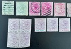 Lagos 13 15 18 19 24 25 27 29 32   Lot Of Queen Victoria Stamps   Used   Unused
