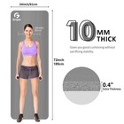 Thick Yoga Mat Non Slip  Large Size 72  L X 32  W X 0 6  Th  Premium Exercise   