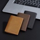 Men Minimalist Slim Leather Wallet Credit Card Id Holder Front Pocket Purse Gift