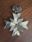 Vtg Pour Le Merite French Blue Max Coat Of Arms Medal Crown   Fluer De Lis Lion