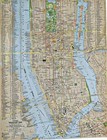     1964-7 Vintage Original Map Greater New York Ny Nyc National Geographic  522 
