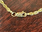 10k Yellow Gold Michael Anthony Rope Chain Anklet 9 75  1 1 Grams