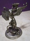 Design Toscano Gryphon Solid Pewter Card Holder Fantastical Animal Gothic Winged