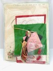 Vtg Nos 1978 Gallery Crafts Felt Ornament Kit Santa Snowman Angel Soldier Read
