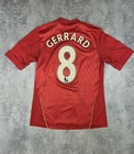 Adidas Liverpool Soccer Jersey 2011-12 Football Shirt  8 Gerrard Size M