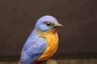 Richard Lamson Eastern Bluebird  Resin Bird Figurine W  Attached Base