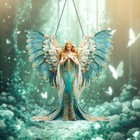 Angel Acrylic Suncatcher Window Hanging  Style Guardian Angel Decor