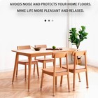 Silicone Chair Leg Floor Protectors M-16pcs- fit 0 75-1 1 Inch -clear  Clear