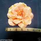 Rose Satin Woman Girl Wedding Dress Flower Pin Ponytail Hair Clip Headpiece