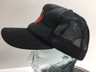 Vintage Hank Williams Jr  Black Mesh Snapback Hat