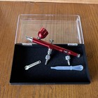 Cup-fed Air Airbrush W  Wrench   Dropper  Model Air Brush  Red silver  7cc